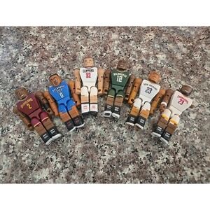 NBA C3 Construction Basketball Figures Lot of 6 LeBron Kyrie Westbrook Loose